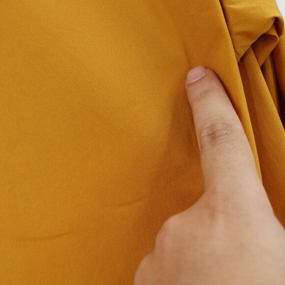Lafayette 148 tunic shirt women's small short sleeve button up orange cotton - Picture 5 of 16